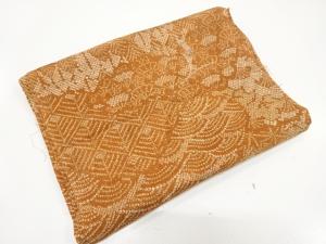 アンティーク　花に古典柄　着物洗い張り